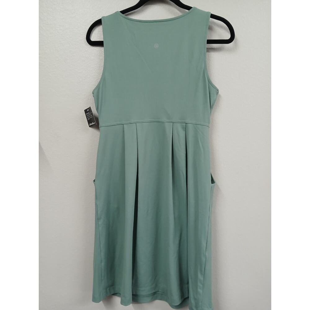 Eddie Bauer Aster 7 Day Crossover Waist Dress Moisture-Seafoam- size small - Picture 3 of 10